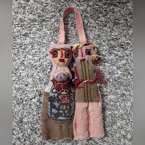 Handmade Peruvian Chancay Burial Dolls